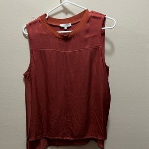 Rust orange top size L
